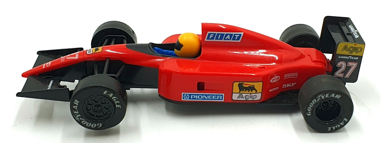 Scalextric 1/32 Scale Slotcar C319 - Ferrari 643 #27 - Yellow Helmet
