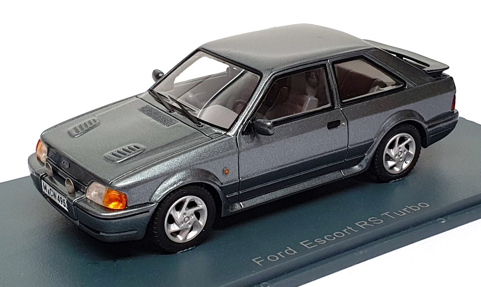 Neo 1/43 Scale Resin 44953 - Ford Escort RS Turbo - Mercury Grey