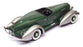Ertl 1/18 Scale 25625X - 1935 Auburn Boattail Speedster - Green/Silver