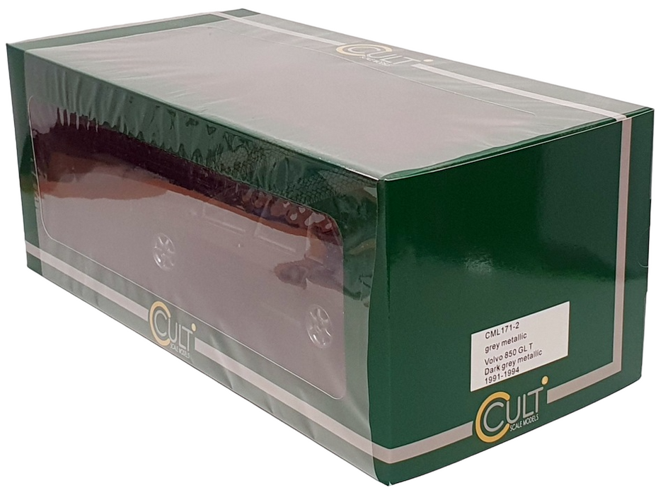 Cult 1/18 Scale Resin CML171-2 - 1991-94 Volvo 850 GLT - Met Dk Grey
