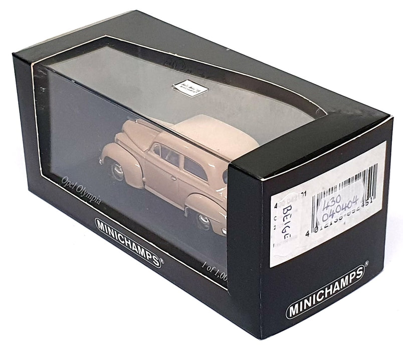 Minichamps 1/43 Scale 430 040404 - 1952 Opel Olympia - Beige