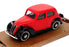 Brumm 1/43 Scale R31 - 1937-39 Fiat 508C Berlina 1100 - Red/Black