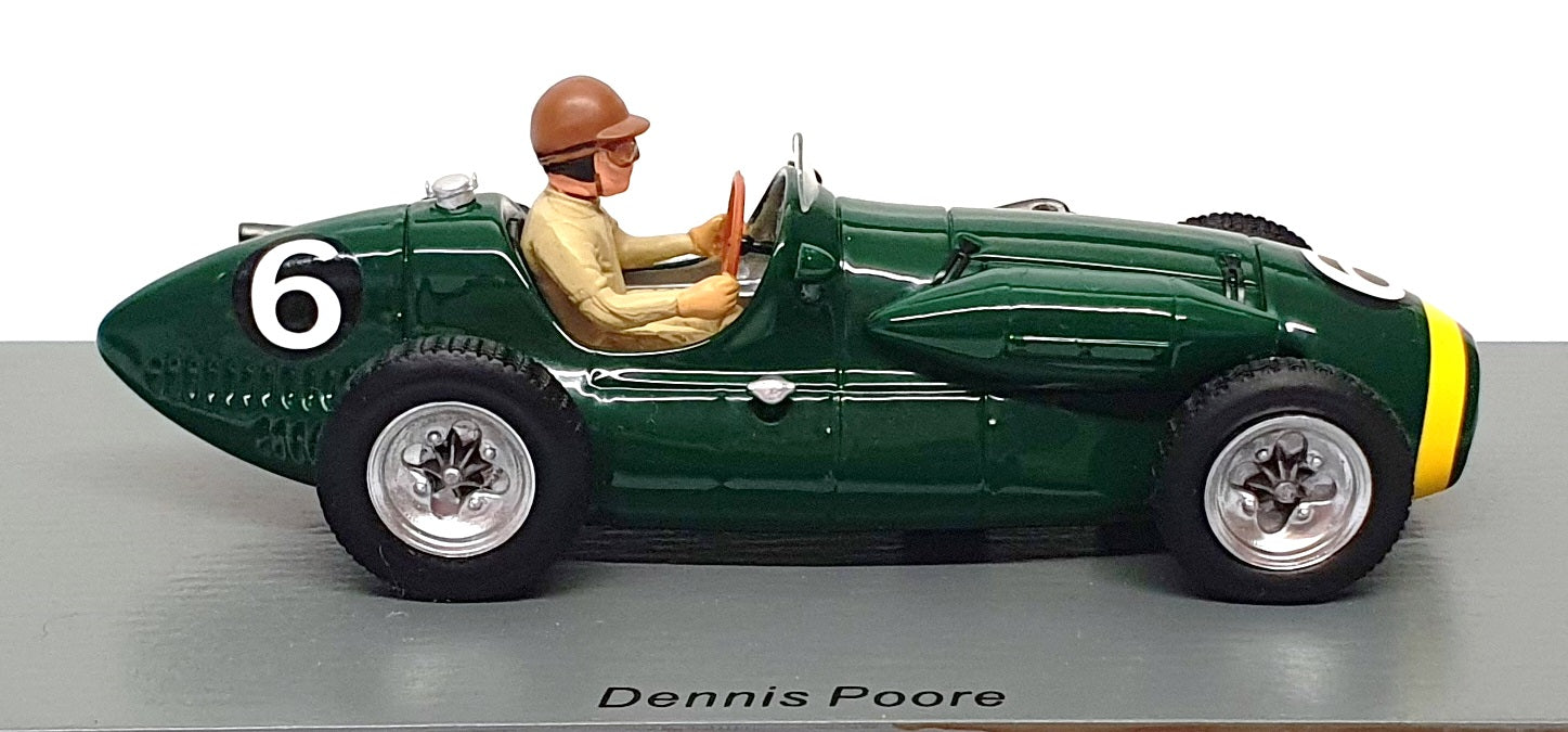 Spark 1/43 Scale S7241 - F1 Connaught A #6 4th British GP 1952 Dennis Poore