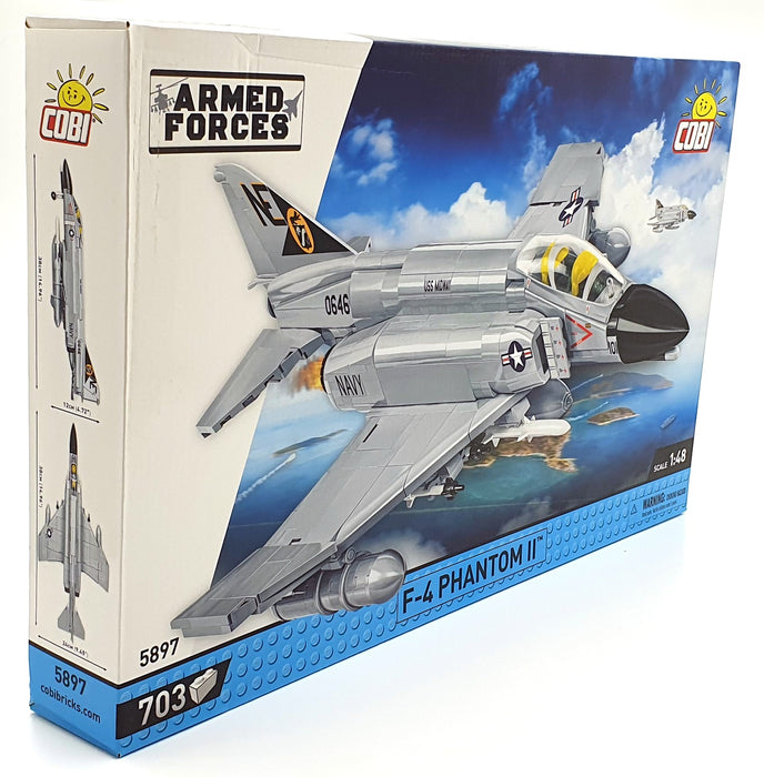 Cobi Bricks 1/48 Scale 5897 - McDonnell Douglas F-4 Phantom II Aircraft - USA
