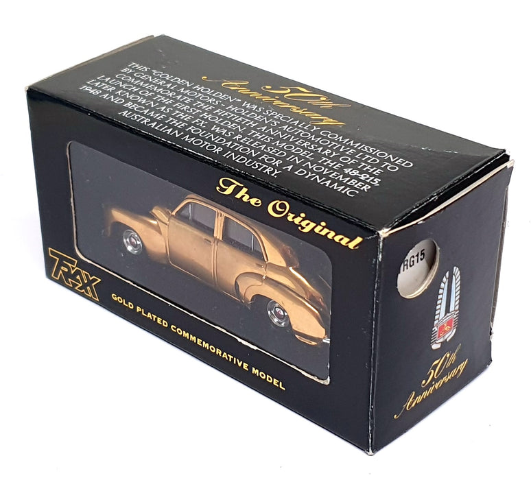Trax 1/43 Scale TRG15 - 1948 Holden 48-215 Golden Holden - Gold Plated