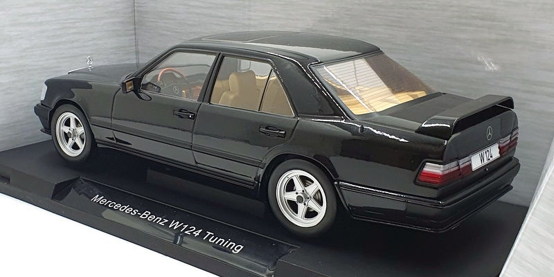 Model Car Group 1/18 Scale MCG18341 - Mercedes-Benz W124 Tuning - Black Metallic