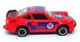 Corgi Appx 10cm Long Diecast C139/2 - Porsche 911 Race Car - Red/Blue