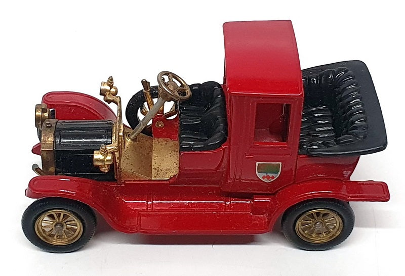 Matchbox Appx 9cm Long Diecast Y-11 - 1912 Packard Landaulet - Red
