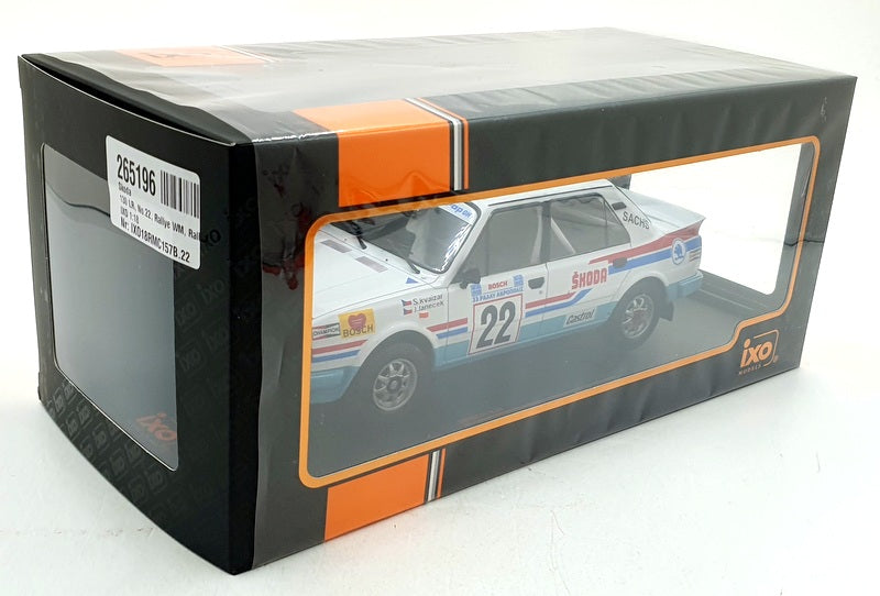 IXO Models 1/18 Scale 18RMC157B Skoda 130LR #22 Acropolis 1986 Kvaizar