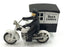 Ertl 16cms Long 746775 - See's Candies Motorcycle and Sidecar - White/Black