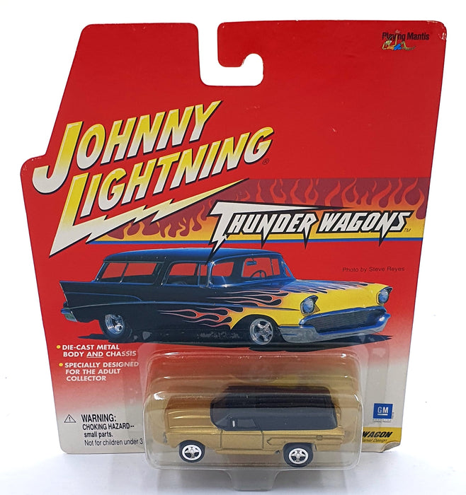 Johnny Lightning 1/64 Scale 457-01 Thunder Wagon Custom Chevvy Wagon - Gold