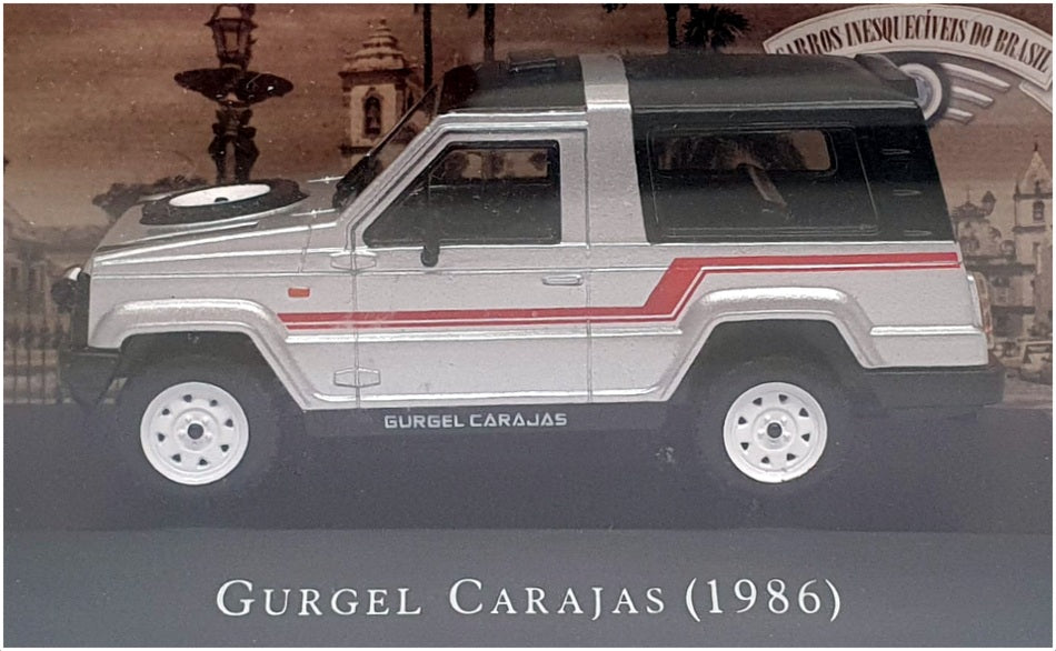 DeAgostini 1/43 Scale D5424A - 1986 Gurgel Carajas - Silver/Black