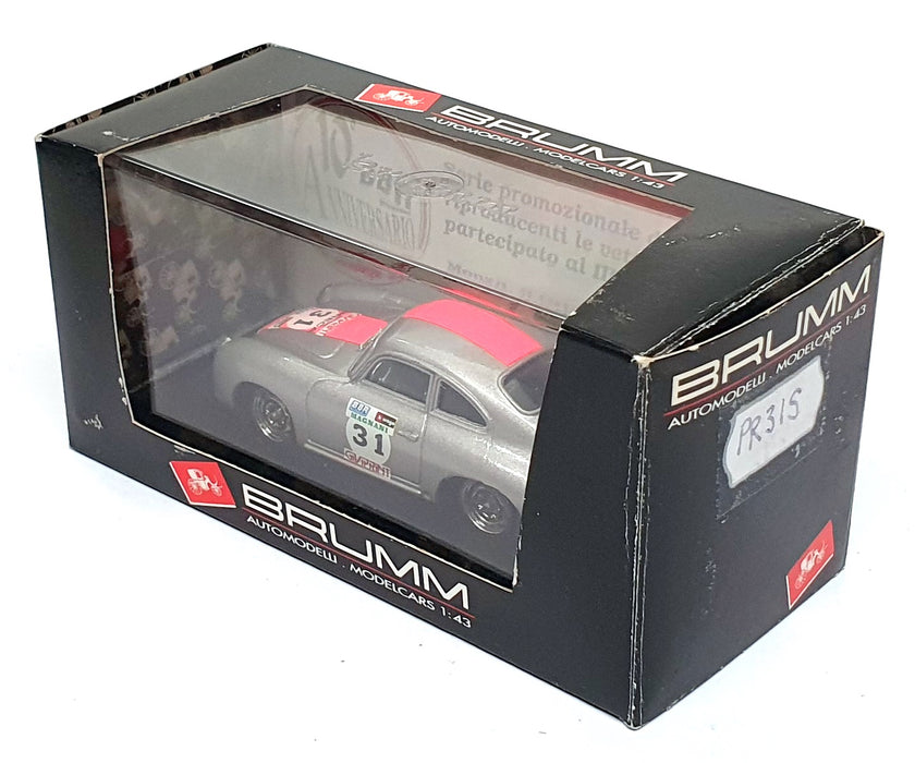 Brumm 1/43 Scale PR31S - Porsche 356 C #31 - Met. Grey REWORKED