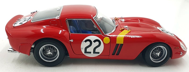 Kyosho 1/18 Scale Diecast 08432B - Ferrari 250 GTO 1962 Le Mans #22