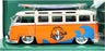 Jada 1/24 Scale Diecast 34231 - 1962 Volkswagen Bus Slug Bug Punch Buggy