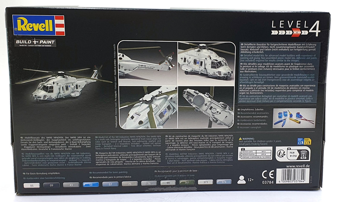 Revell 1/72 Scale Unbuilt Kit 03784 - NH90 NFH 'Navy' Helicopter