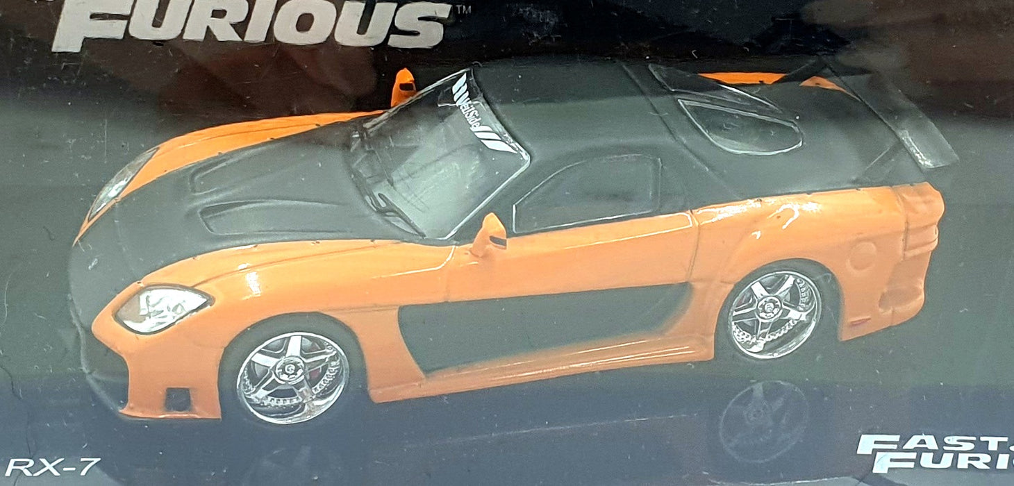 DeAgostini 1/43 Scale F220CMC021 - Fast and Furious Mazda RX-7 - Orange/Black