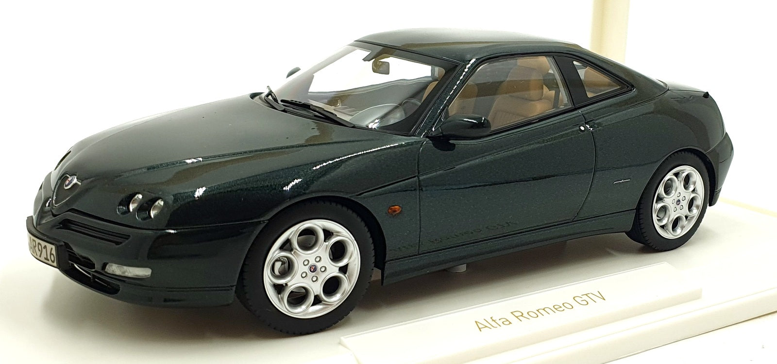 Norev 1/18 Scale Diecast 187842 - 1999 Alfa Romeo GTV - Met. Coventry Green