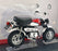 Aoshima 1/12 Scale 11172-3900 - Honda Monkey Motorcycle - Red/White/Black