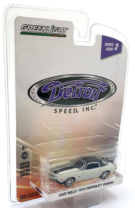 Greenlight 1/64 Scale 39070-C - 1970 Chevrolet Camaro Gary Mills' - Grey/Black