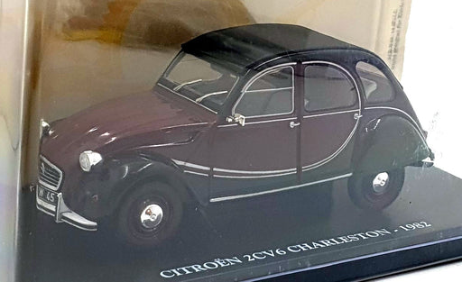 Altaya 1/24 Scale MX5ALA0002 - 1982 Citroen 2CV6 Charleston - Maroon/Black