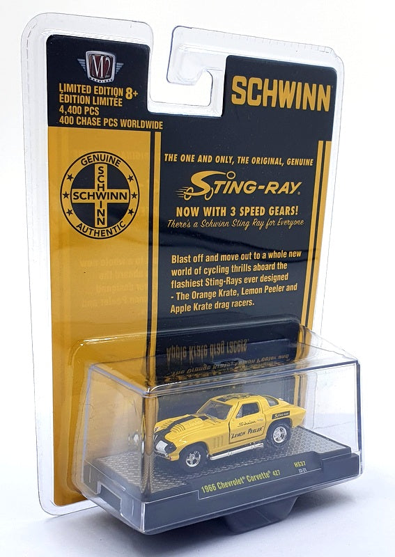 Castline M2 Machines 1/64 Scale  HS37 - 1966 Chevrolet Corvette 427 - Yellow