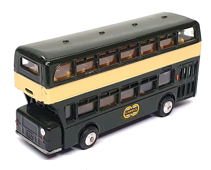 Metosul 12cm Long 23 - Leyland Atlantean Autocarro 2 Pisos Bus - Dk. Green/Beige