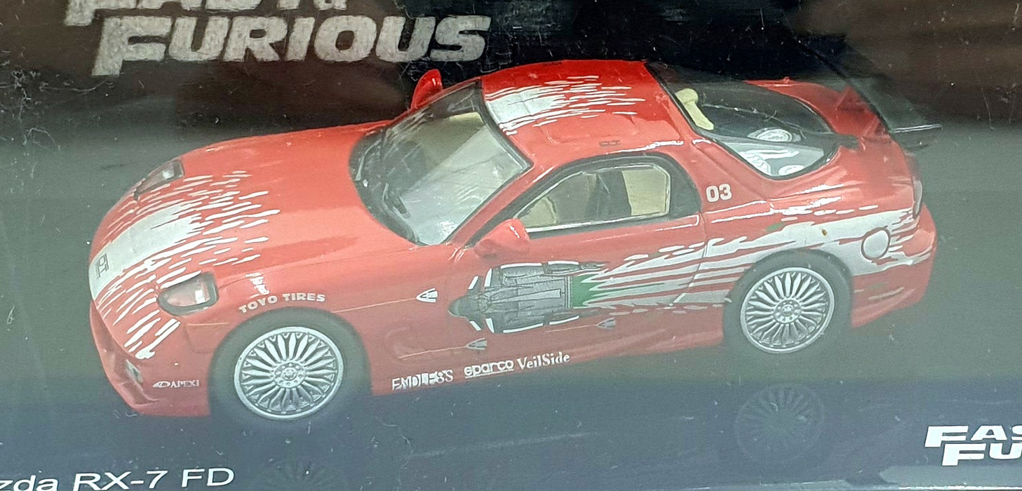 DeAgostini 1/43 Scale F220CMC025 - Fast and Furious Mazda RX-7 FD - Red