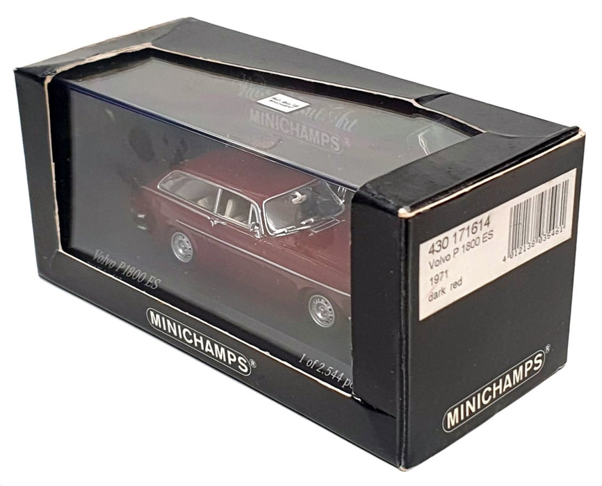 Minichamps 1/43 Scale 430 171614 - 1971 Volvo P1800 ES - Dk Red
