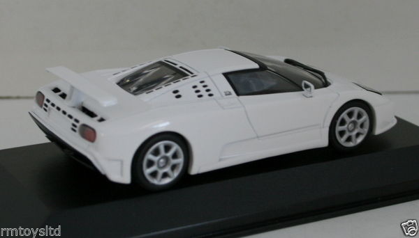 MINICHAMPS 1/43 SCALE 430 102114 - BUGATTI EB100 - 1994 - WHITE