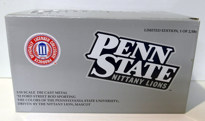 Ertl 1/18 Scale Diecast 07792 Penn State Nittany Lions 1932 Ford Street Rod
