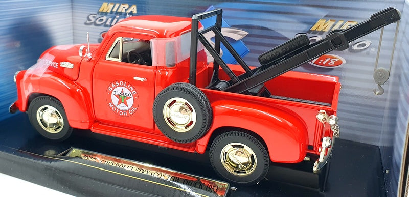 Solido 1/18 Scale Diecast 8134 - Chevrolet Texaco Tow Truck 1953 - Red