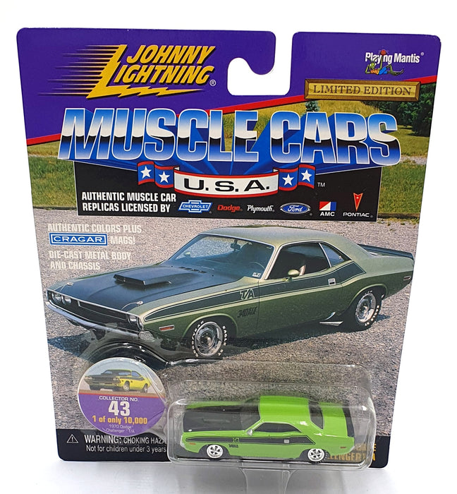 Johnny Lightning 1/64 Scale 203-02 Muscle USA 1970 Dodge Challenger T/A #43