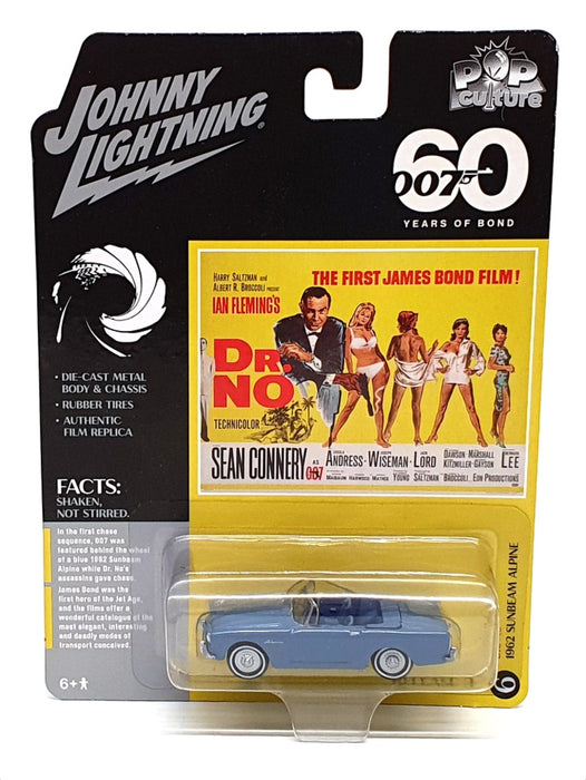 Johnny Lightning 1/64 Scale Release 3 #6 - 1962 Sunbeam Alpine - Bond 007 Dr No