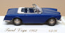 Solido 1/43 Scale Diecast 4516 - 1962 Facel Vega Convertible - Met. Blue