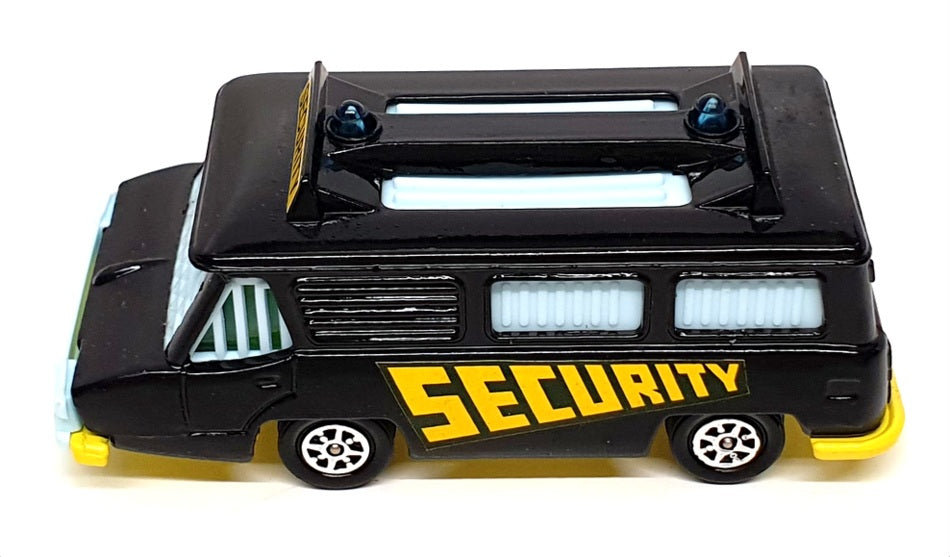 Corgi 10cm Long Diecast 424 - Security Van (Camion Blinds) - Black/Yellow