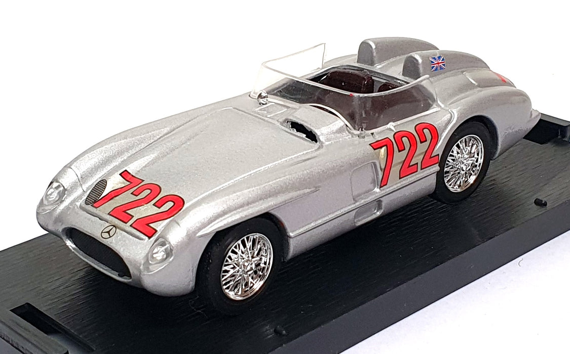 Brumm 1/43 Scale R190 - Mercedes Benz 300 SLR Roadster #722 Mille Miglia