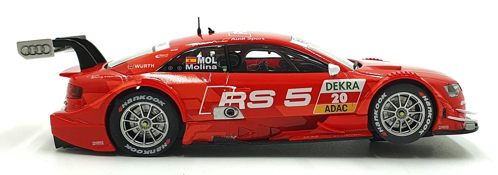 Carrera 1/32 Scale Slot Car 27453 - Audi A5 DTM "M.MOLINA" #20 2013