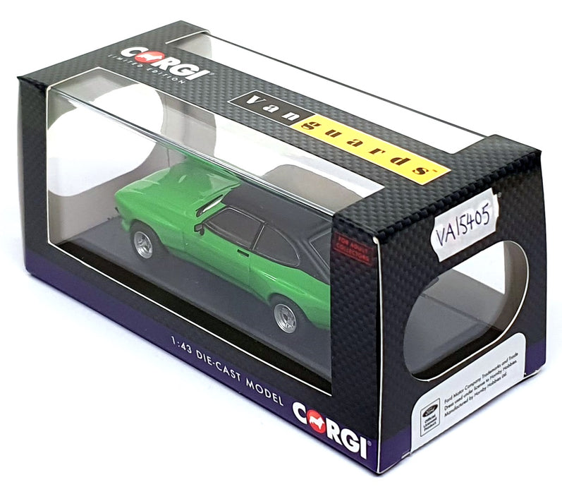 Vanguards 1/43 Scale VA15405 - Ford Capri Mk2 3.0 X-Pack - Signal Green