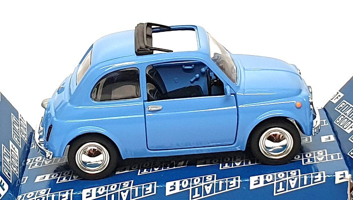 Smart Toys 1/24 Scale Diecast 91263 - Fiat 500F - Lt. Blue