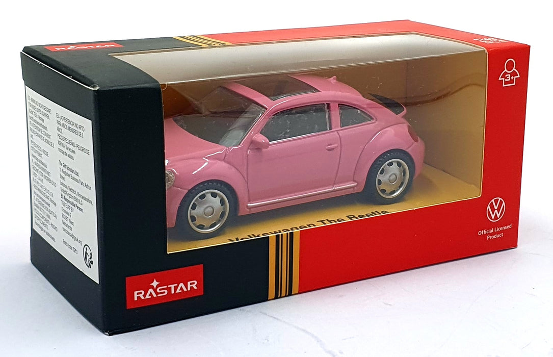 Rastar 1/43 Scale Diecast 58800 - Volkswagen The Beetle - Pink