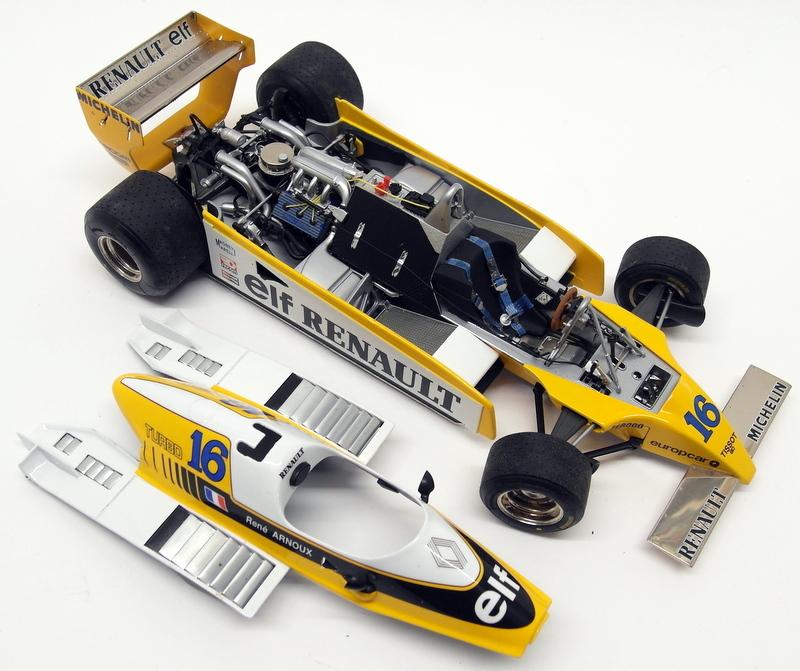 Exoto 1/18 scale Diecast 97091 - Renault RE-20 Turbo 1980 GP of France R Arnoux