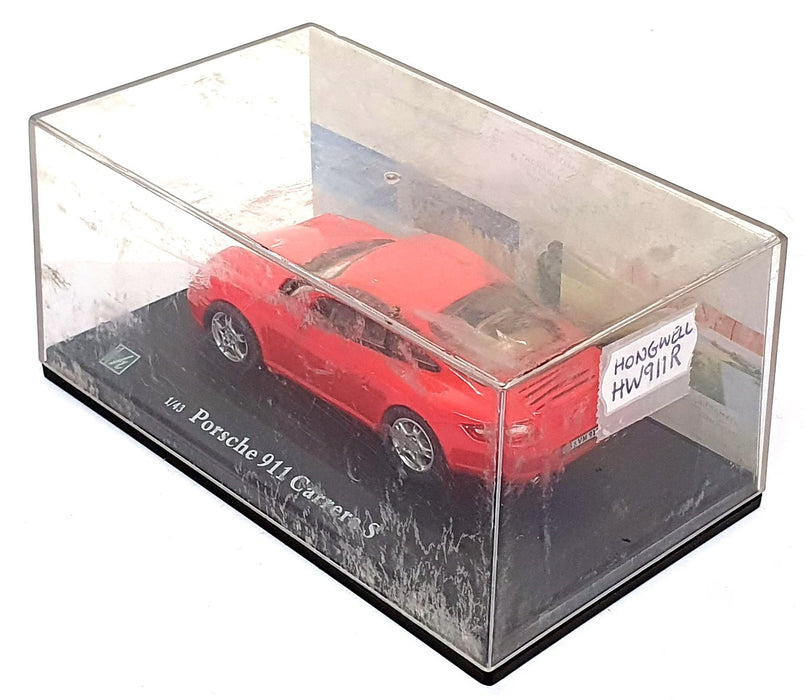 Hongwell 1/43 Scale Diecast HW911R - Porsche 911 Carrera S - Red