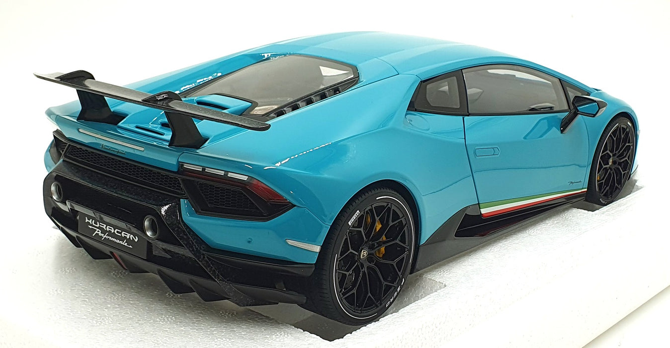 Autoart 1/12 Scale Diecast 12077 - Lamborghini Huracan Performante - Blue