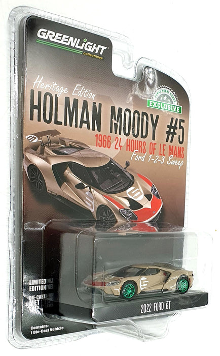 Greenlight 1/64 Scale 30413 - 2022 Ford GT #5 Holman Moody 24Hr LM 1966 - Chase