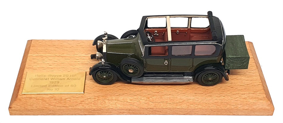 Top Marques 1/43 GS7 - 1929 Rolls Royce 20HP 6 Lgt Cabrio Open - 1 of 50