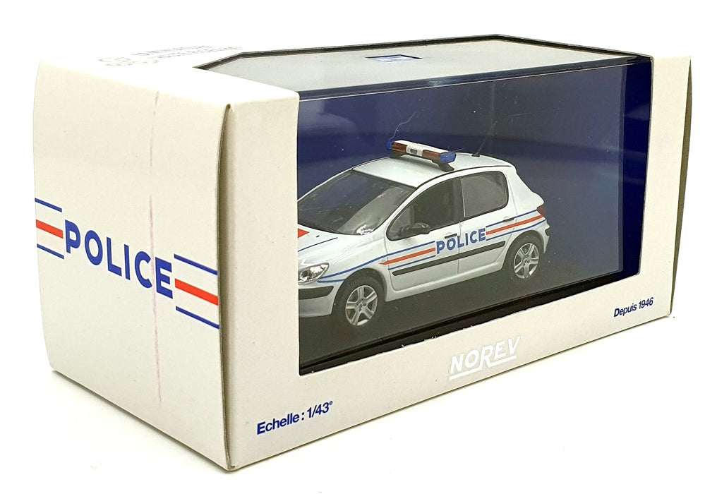 Norev 1/43 Scale 473708 - Peugeot 307 Police - White