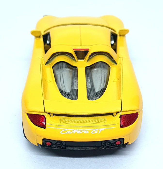 Kinsmart 1/32 Scale Pull Back & Go TY1239 - Porsche Carrera - Yellow/Brown
