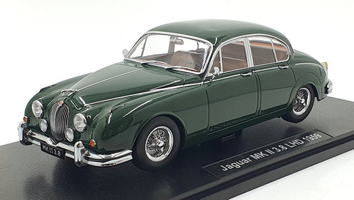 KK 1/18 Scale Diecast KKDC181013 - 1959 Jaguar MK II 3.8 LHD - Dark Green