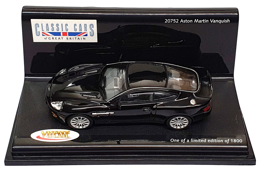 Vitesse 1/43 Scale Diecast 20752 - Aston Martin Vanquish - Black